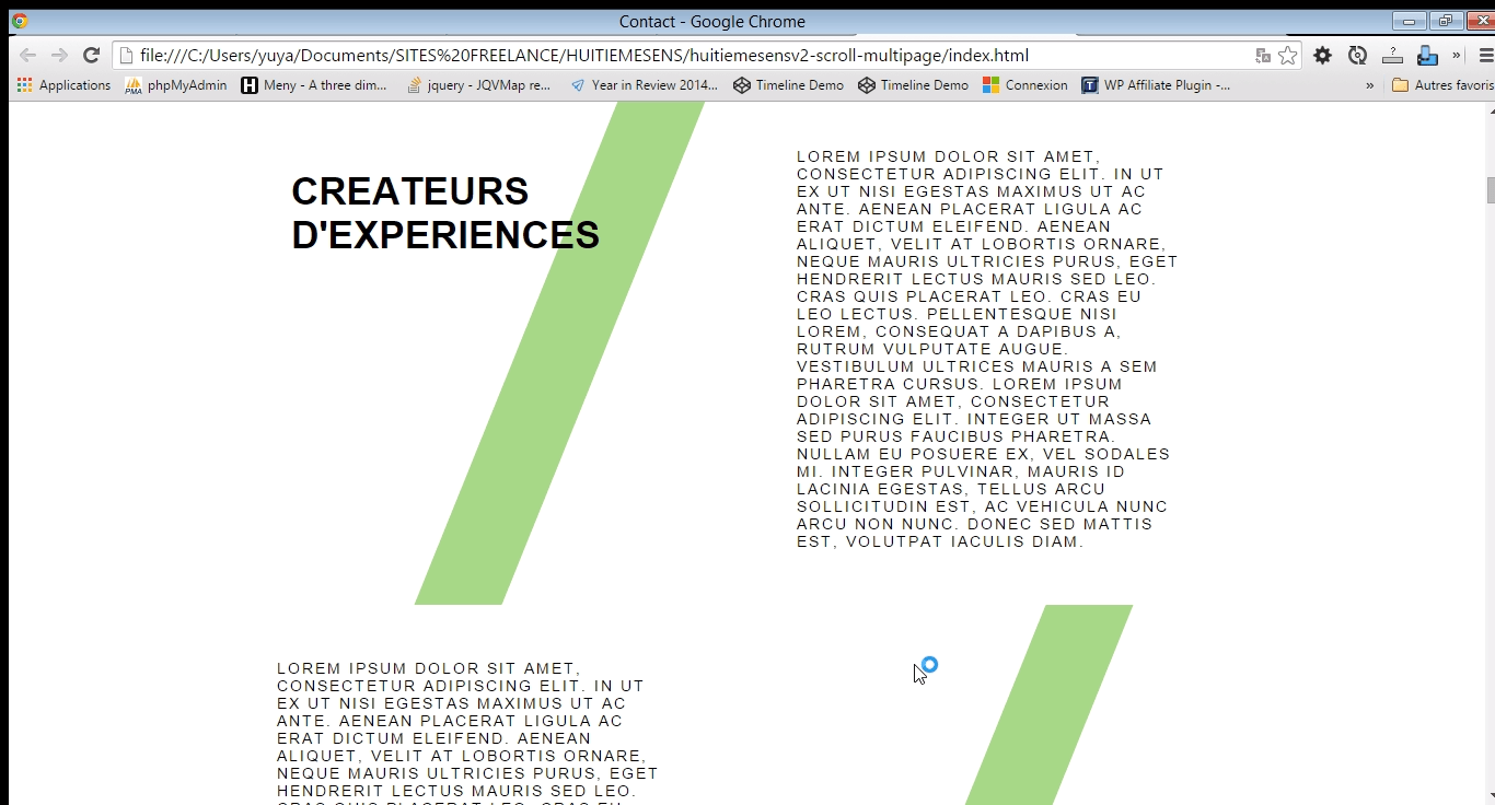 Des blocs obliques en css copier coller